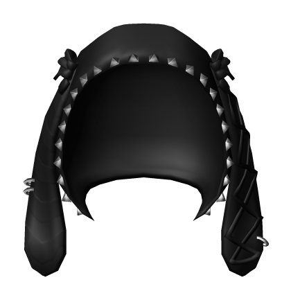 cute scene bunny hood black cb