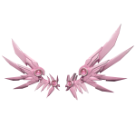 Pink Cyber Mecha Wings
