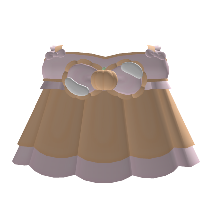 𐔌⋆ ୭ ˚. sweet little creamy pumpkin dress ꒱