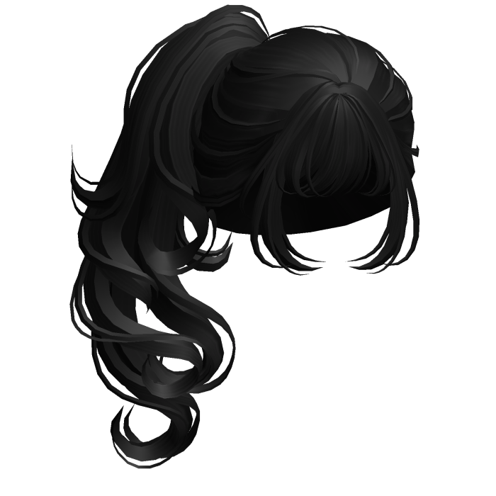 Messy Apple Girl Ponytail Black