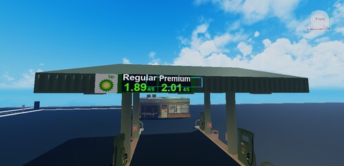 BP Gas Station With Car Wash