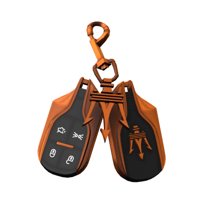 Orange Sports Car Keys (R15) thumbnail
