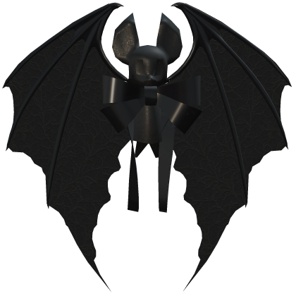Gothic Bat Hair Clip in Black Roblox item