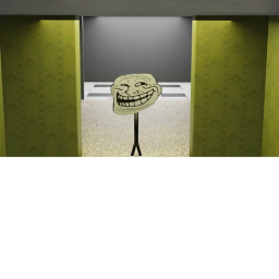 Troll Face in the Backrooms
