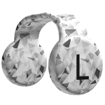 ✅ White Sparkle Time Headphones