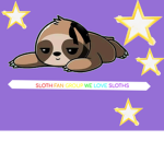 Sloth Fan Group We Love Sloths