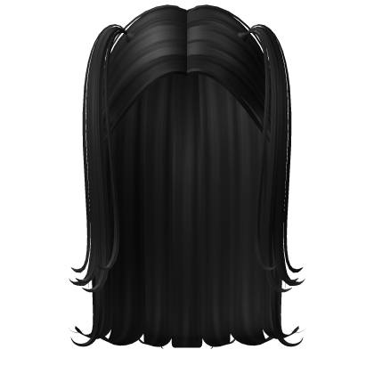Preppy Twintails (Black) Roblox item