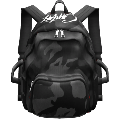 CRTZ Camo Street Black Backpack