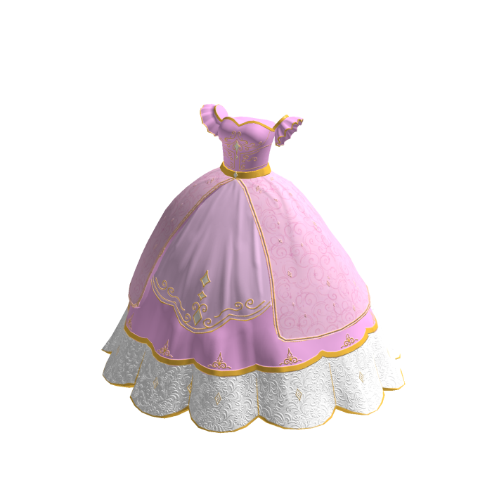 ♾️ Pink Majestic Princess Ballgown