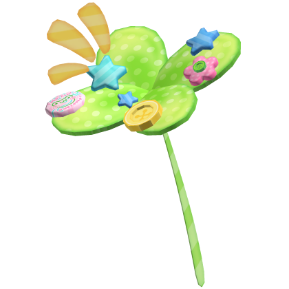 Cute Kawaii Clover Frog Umbrella ☘️🐸 Roblox item
