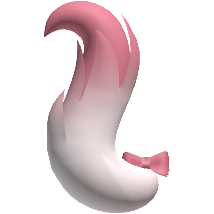 FNAF Big Long Fluffy Furry Mangle Tail | Pink Bow