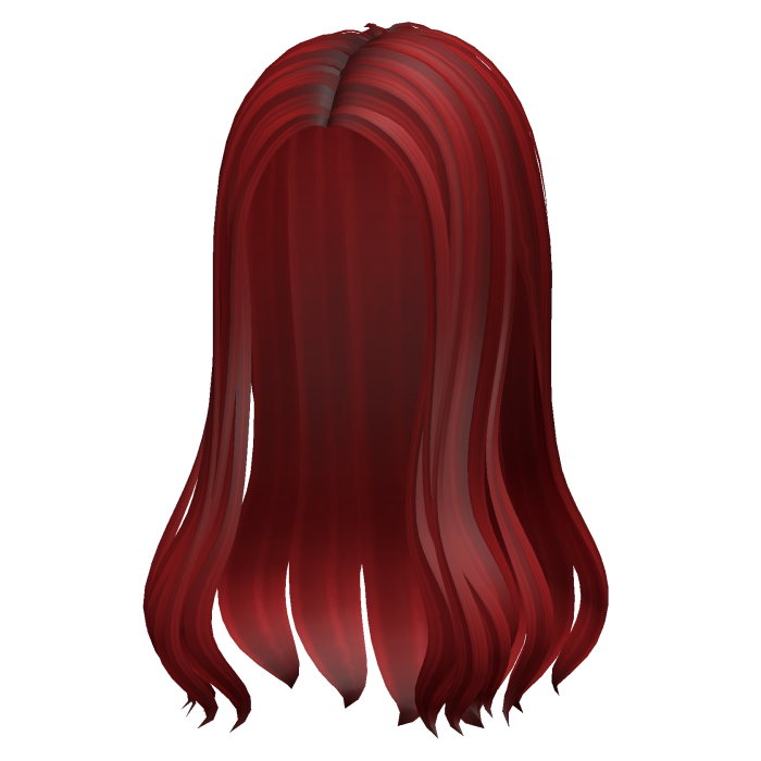 -',ৎ Wavy Preppy Skater Girl Hair in Red
