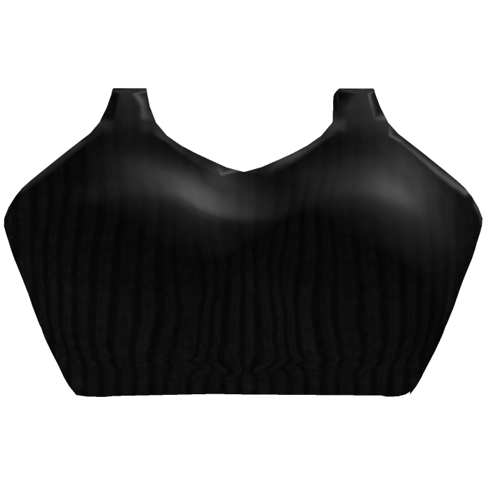 R6 Black Crop Top R.W
