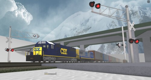 CSX Crowsburg Subdivision Winter