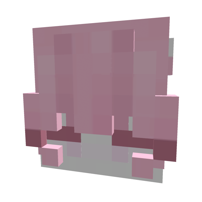 Minecraft Pink Kawaii Egirl Head