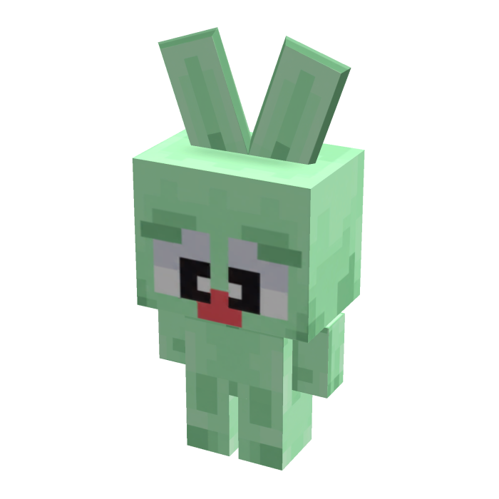Pastel Green Mini Bunny 
