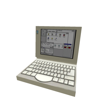 90s laptop
