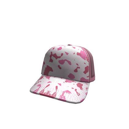 Pink Camo Trucker Cap Roblox item