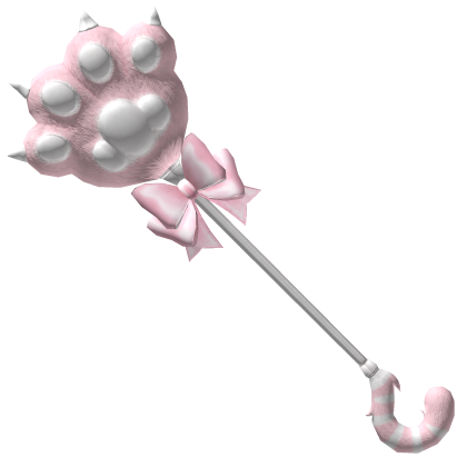 [PCNLW4] Cat Paws Lollipop Staff - Pink White Roblox item