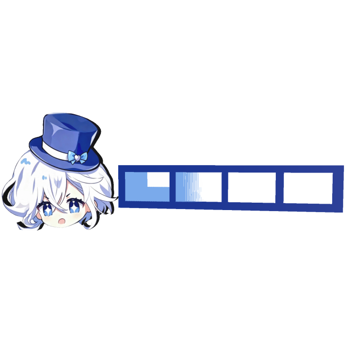 [Animated] Furina Hp Bar 🩵
