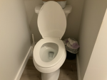TOILET VERY CLOGGED