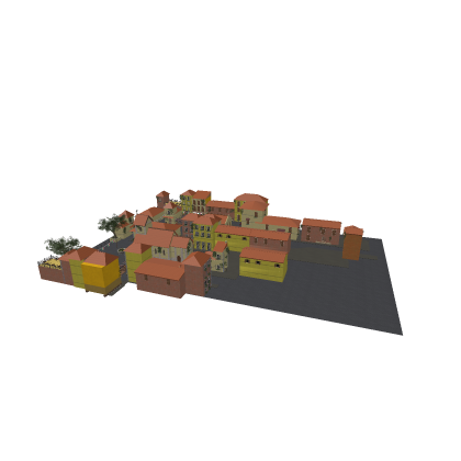 Italian Town Model (NOT FINISHED)