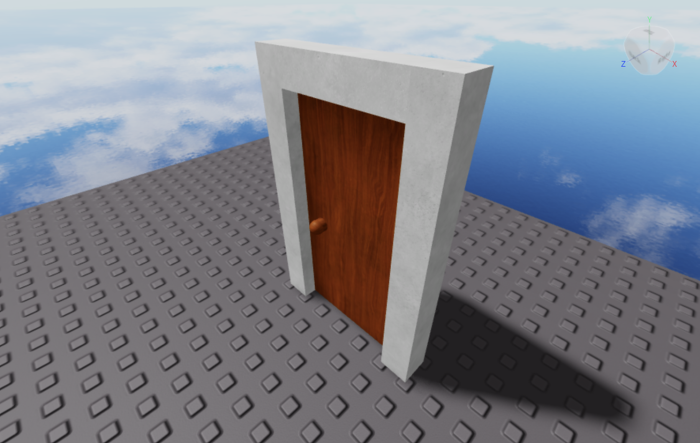 Wooden door preview 1