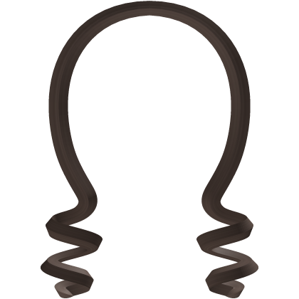 ♡ Light Brown Cutesy Kawaii Curly Swirly Bangs Roblox item
