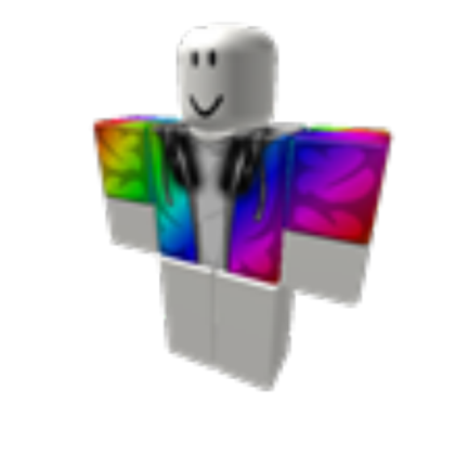 ORIGINAL Rainbow Hoodie with Headphones Roblox decal