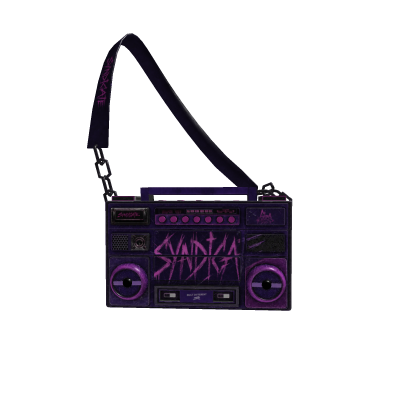 Syndicate Boombox Purse - Blacklight