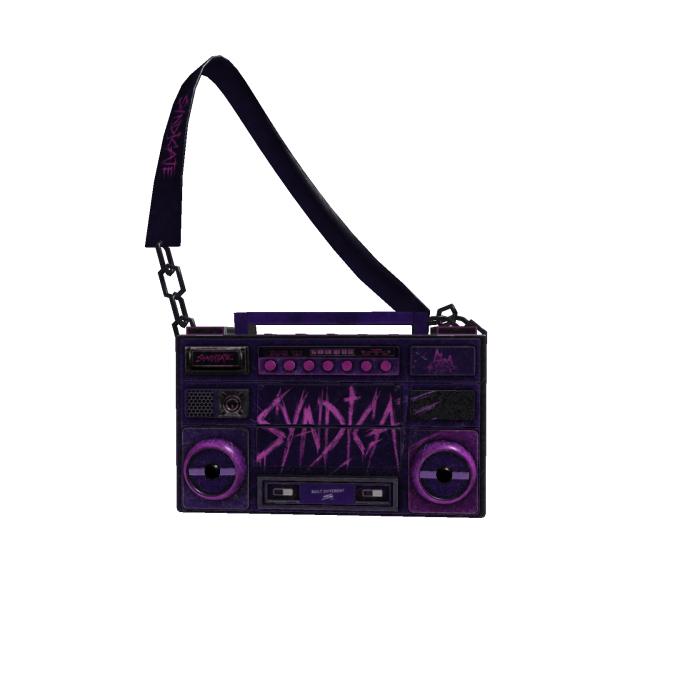 Syndicate Boombox Purse - Blacklight