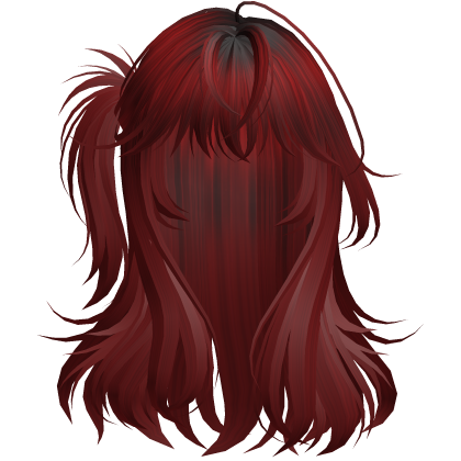 Red Lush Half Up Hair Roblox item