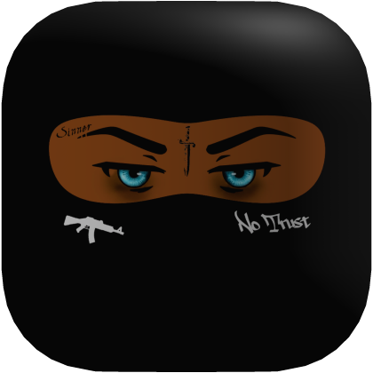 Street Skimask W Blue Eyes