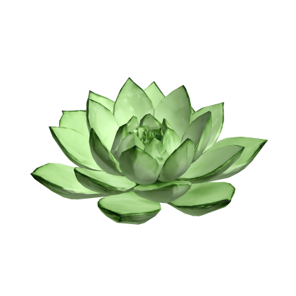 蓮の花 green lotus flower hairpiece Roblox item