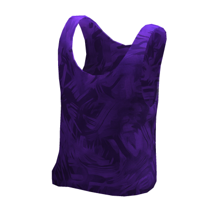 Summer Brush Pattern Tank Top | Purple thumbnail