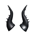 Black Infernal Pwnage Horns