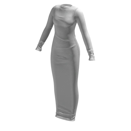 navy blue dress for baby girl La Lune Backless Maxi Dress | White | Dresses main image 1