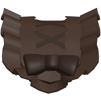 brown coquette doll ruffled headpiece Roblox item
