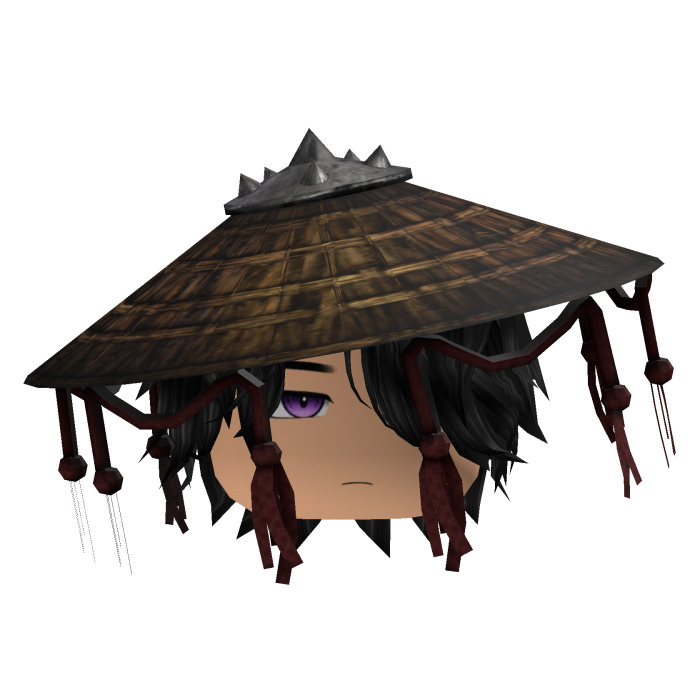 02_Messy hair Samurai hat