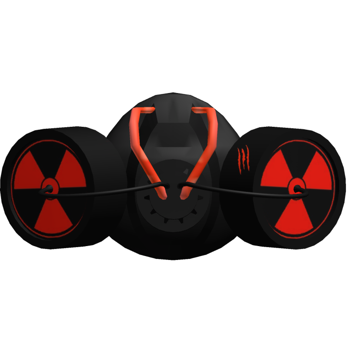 ☢︎ Red Toxic Niche Respirator Breather 14.