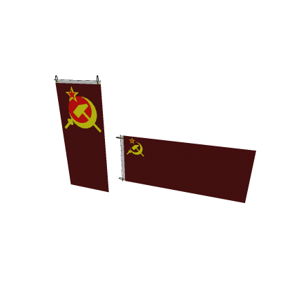 Soviet (crossbar pole,standard) flag