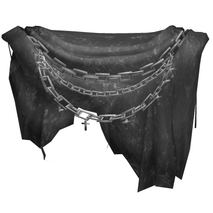 Emo Goth Skull Distressed Torn Scarf Black | Roblox Item - Rolimon's