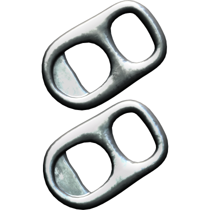 vkei grunge silver bottle cap pins