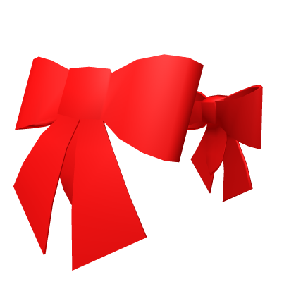 red double hair bows