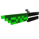 pixelated butterfly knife emerald