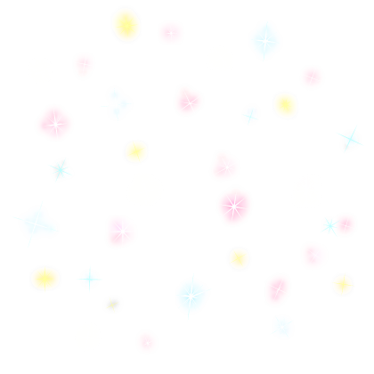 Emissive Glowing Pastel Kawaii Sparkle Aura