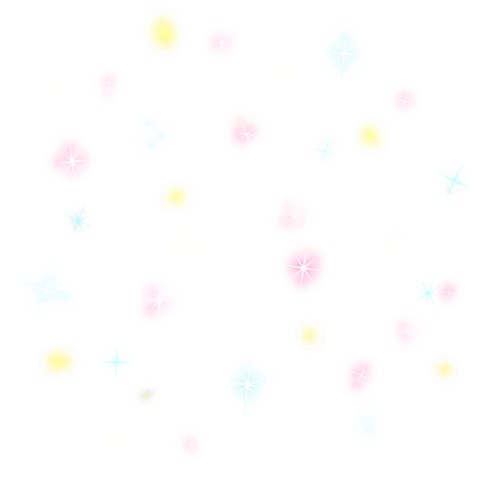 Emissive Glowing Pastel Kawaii Sparkle Aura
