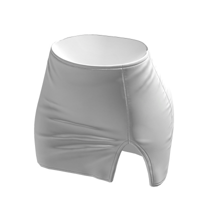 Skirt White Tight High Waisted Mini Chibi Chic Y2K