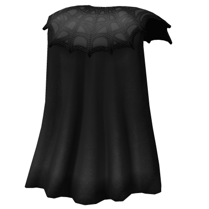 Cape Emo Gothic Spider Black Roblox item