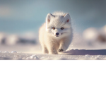 Arctic foxes army